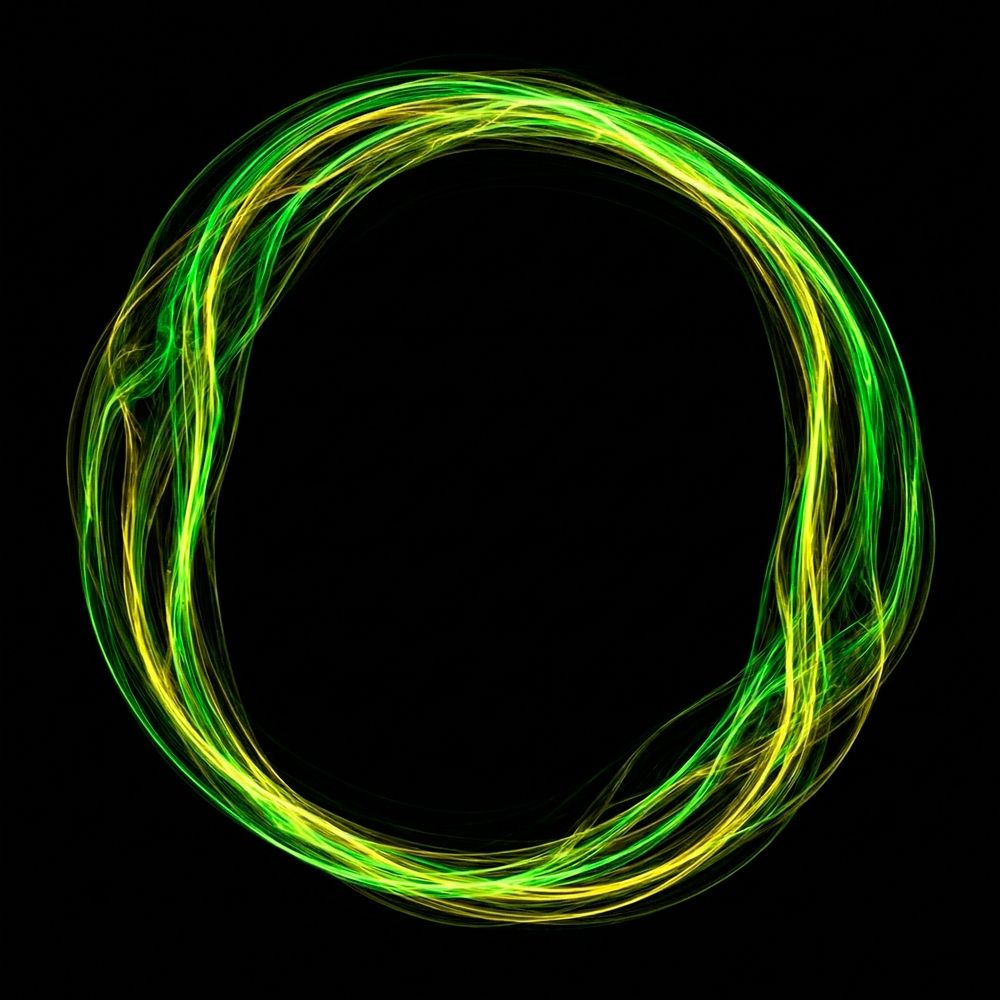 Campo de energía en movimiento